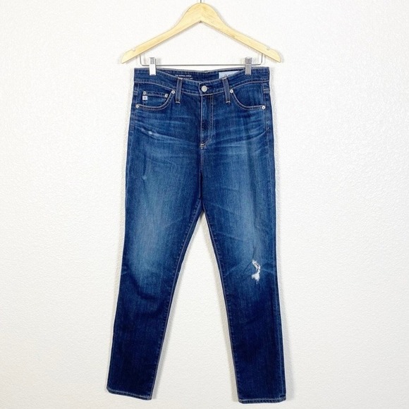 Ag Adriano Goldschmied Womens The Sophia Ankle High Waisted Jeans Size 28 R